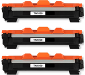 Pack 3 Toner compatible con Brother TN1050 TN-1050 para BROTHER DCP-1510 DCP-1512 DCP-1610 DCP-1612 HL-1110 HL-1112 HL-1210 HL-1212 MFC-1810 MFC-1910 MFC-1910