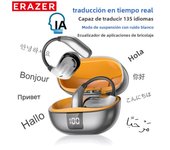 ERAZER XT66PRO Bluetooth Earphones ASMR Headsets DIY APP AI Translator Earbuds Wireless Headphones 13 Hours long life Display