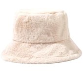Sombrero de piel sintética para mujer, gorros de felpa esponjosa, gorro de pescador cálido.protección para los oídos, gorros de piel peluda para nieve femenina.