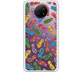 Funda compatible con Xiaomi Redmi Note 9 5G - Redmi Note 9T - Patron sandalias