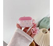 Pink Headphone Cover with Pentagram Pattern For airpods 1 2 3 With Pendant For airpods pro 2 2023 Drop-proof Headphone Cover