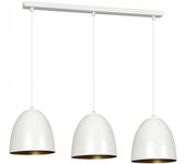 Wonderlamp Regleta de techo Jonix Blanco/Oro (3 luces)
