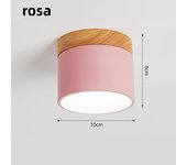 Household ceiling lamp entrance bay window balcony aisle corridor solid wood ceiling lamp ceiling LED surface mounted downlight