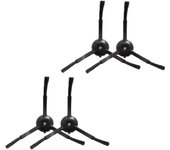 Roboparts® Lote 4 cepillos Laterales de Repuesto para Robot Aspirador Cecotec Conga 9090 AI