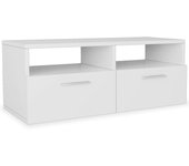 Mueble TV combinadoMueble para televisión madera de ingeniería blanco 95x35x36 cm