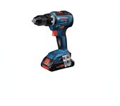 Bosch Professional GSR 18V-55 - Atornillador a batería (2 baterías x 2.0 Ah, 18V, 55 Nm, en L-BOXX)