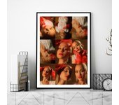 Grande Eternal Sunshine A-Ariana Singer Poster Gallery Prints Self Adhesive Home Decor Decoration Wall Decals Living Room