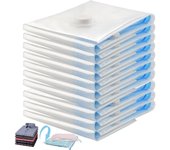 Bolsas Vacio Ropa Viaje Pequeñas 10 Piezas 60x40cm Vacuum Storage Bags Bolsas Almacenaje Ropa Vacio Ahorro de Espacio para Guardar Ropa,Ropa De Cama,Almohadas,Mantas,Edredones,Juguetes De Peluche