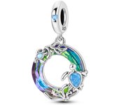 Ocean Series 925 Silver Luminous Shell Pearl Fishtail Tortoise Charms Beads Fit Pandora 925 Original Bracelets Fine DIY Jewelry