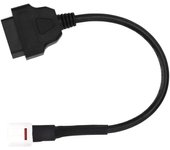 Cable de diagnóstico del escáner de motocicleta, conector adaptador de diagnóstico Obd2 de 4 pines