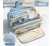Kawaii Large Capacity Multi Layer Pencil Case Student Pencil Bag School Stationery Supplies Box And Makeup Storage Bag
