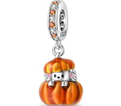 2024 New Original 925 Silver Halloween Beads For Pandora Bracelet DIY Flying Witch Charm For Women Jewelry Fashion Gift
