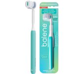 BALENE CEPILLO DE DIENTES DE DOBLE CARA PARA CARA INTERNA BOCA DUREZA MEDIA  Limpia tus dientes en profundidad y cuida tus encías con este cepillo de doble cara diseñado para alcanzar todos los rincones.