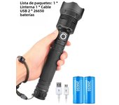 High Power LED XHP70.2 Flashlight Super Bright Long Range Torch USB Rechargeable Powerful Tactical Hand Lamp Camping Lantern