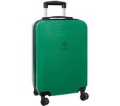 Safta Trolley de Cabina Real Betis BALOMPIÉ 20 Pulgadas Maleta con Ruedas Candado de Seguridad Maleta Ligera 34.5x20x55 Cm - Color Verde