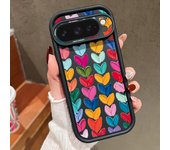 Colorful Love Heart Soft Case For Google Pixel 9 Pro XL 8 Pro 8A Solid Color TPU Silicone Phone Back Cover For Pixel 8 9 Pro