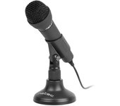 Micrófono Natec Adder Negro Conferencias Mesa 237g