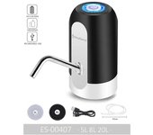 Dispensador de Bomba de Agua, Universal Apto para 5L/8L/20L, Dispensador de Agua Eléctrico Automático Bomba de Agua Portátil con Carga USB para Agua embotellada, Garrafa Botella Bebida Interruptor con Botón