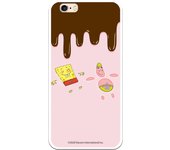 Funda original compatible con iPhone 6 o 6S con un diseño de Bob Esponja y Patricio Ba?o