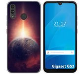 Funda Silicona para Gigaset GS3 diseño Tierra Dibujos