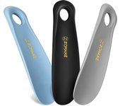 3PCS Plastic ShoeHorn Travel  Shoe Horns Thick and sturdy for Men Women Seniors Kids flexible shoe horn portable shoe lifter