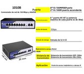 KuWFi 8 Ports POE Switch 100Mbps Wifi Smart IP Switch POE Standard RJ45 Injector Switcher for IP Camera/Wireless AP/CCTV