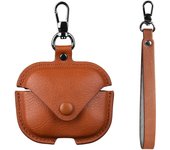 Retro Leather Case For Xiaomi Redmi Buds 5 Pro Buds 4 Lite Pro Buds4 Pro Buds5 Cover Earphone Cases Headset Shell With Lanyard