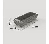 Egg Box 10/15 Grids Egg Holder Container for Outdoor Camping Picnic Eggs Box Case Anti-fall Egg Storage Box Kitchen Organizer