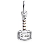 PANDORA Charm Colgante Plata de Ley Martillo de Thor Los Vengadores Marvel