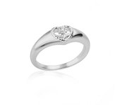 Hollow Heart Sunflower Rings For Women Vintage Gold Color Stainless Steel Ring Wedding Couple Rings Aesthetic Jewelry Bague