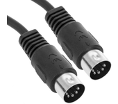 Cable MIDI de 5 pines macho a macho 3 m - BeMatik