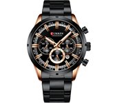 Reloj De Pulsera Deportivo De Lujo Para Hombre CURREN Cronógrafo Maple Inoxide Complete Resistant Al Agua With Manos Luminosas Relogio Masculino