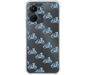 Funda Silicona Antigolpes para Vivo Y16 diseño Scooter Dibujos