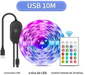 Nexillumi LED Strip Lights 1M-15M TV LED Backlight for 22 Inch-85 Inch TV RGB LED Strip USB Powered, APP Control Sync to Music