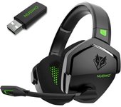 NUBWO G06 Wireless Gaming Headset with Microphone for PS5, PS4, PC, Mobile, Switch, 2.4GHz Bluetooth 5.3 Dual Gaming Headphones