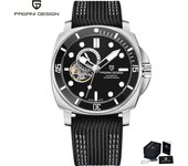 PAGANI DESIGN 2024 New Men Automatic Mechanical Watch Fashion Sapphire 200M Waterproof Professional Diving Watches Reloj Hombre