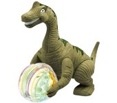 Dinosaurio eléctrico Juguete Mecánico Crawling Luz Y Sonido Modelo de Simulación Regalo Educación Temprana