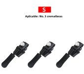 New 3 Different Size Zipper Repair Kit DIY Replacement Bad Buckle Zipper Head Removable Metal Instant Zipper Puller