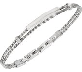 BREIL Joyas colección LOOP, PULSERAS DE HOMBRE en color PLATA Talla 20 SIN PIEDRAS - TJ3439