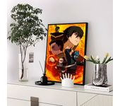 Avatar The Last Airbender Aang Fight  Self-adhesive Art Poster HD Quality Wall Art Retro Posters for Home Home Decor