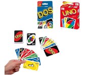 Pack de 2 Cartas Uno y Cartas Dos - Juego de Mesa - Barajas de Cartas Baraja de Cartas Infantil - Juego de Familiar - Regalo para Niños 7+ Años