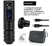 Ambition Ninja Pro Wireless Tattoo Machine Portable Battery Rotary Pen Capacity 2400mah Strong Coreless Motor for Artist Body