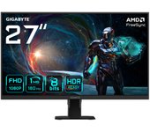GIGABYTE GS27FA 27” Monitor de Juego FHD - 1920 x 1080 (FHD), 180Hz, 1ms, 300 cd/m2, FreeSync, HDR Ready, HDMI 2.0