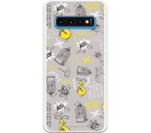 Funda original compatible con Samsung Galaxy S10 - Piolin Fondo Gris