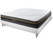 Pack colchón ACTIVE 135x190cm + Somier multiláminas, espuma viscoelástica , 5 zonas de confort