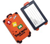 PVC soft rubber luggage tags, anti-lost tags, boarding machine identification tags, travel trolley case tags, -A-DH