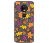 Tumundosmartphone Funda Gel Transparente para Motorola Moto G7 / G7 Plus diseño Otoño Dibujos