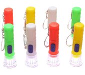 12Pcs Mini Children LED Flashlight Lamp Toy for Kids Birthday Party Favors Pinata Fillers Goodie Bag Gift