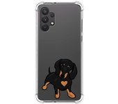 Funda Silicona Antigolpes para Samsung Galaxy A32 4G diseño Perros 04 Dibujos