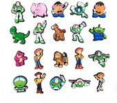 Hot Toys Buzz Lightyear Pvc Charms Shoe Custom Accessories Buckles Clogs Decoration Garden Sandals Shoe Party Gift